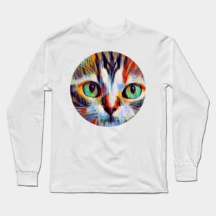 Curious floppy cat Long Sleeve T-Shirt